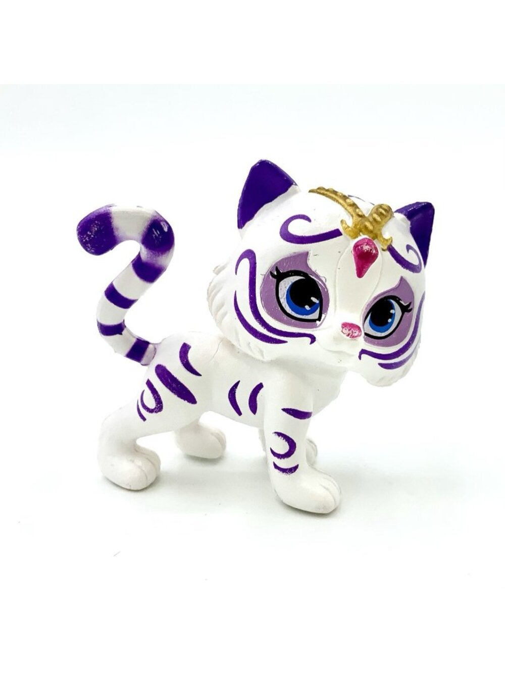 Shimmer & Shine Teenie Genies Pet Tiger NAHAL purple white 1.5” Figure